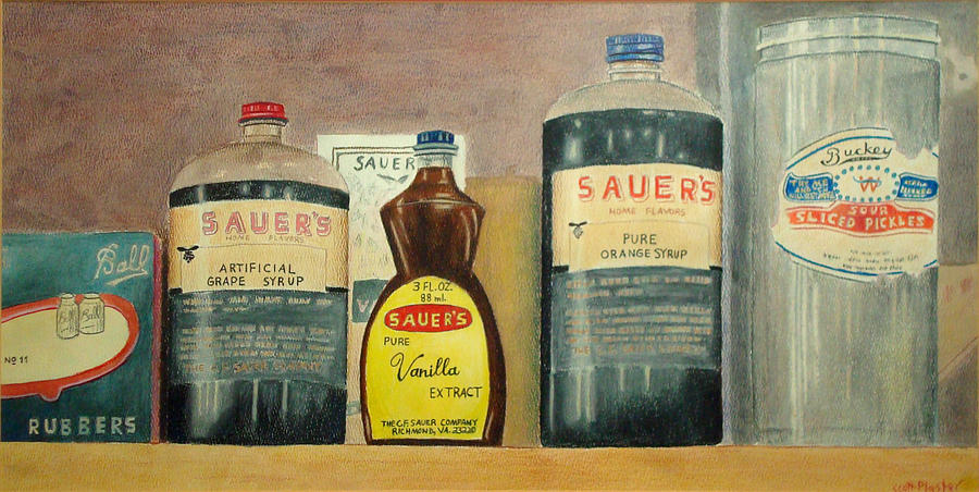 Country Kitchen Painting - Sauers Kitchen by Scott Plaster Country Kitchen Painting - Sauers Kitchen by Scott Plaster