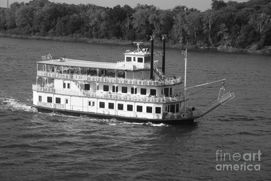 Savannah Riverboat Georgia Queen Photograph by John Black