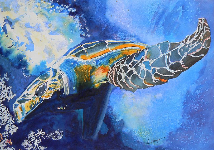 Save the Turtles Painting by Warren Thompson