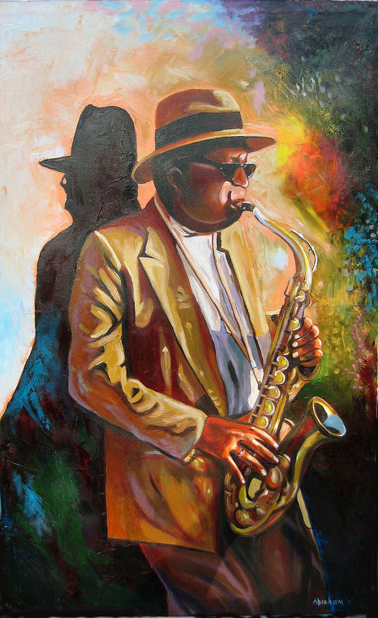 Sax Player by Jose Manuel Abraham