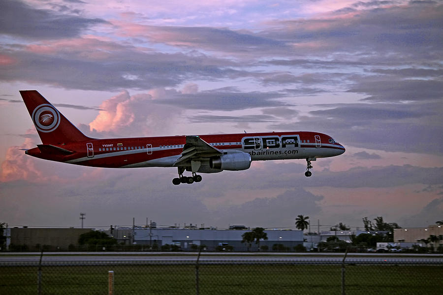 SBAs aircraft landing. Miami. FL. USA Photograph by Juan Carlos Ferro Duque