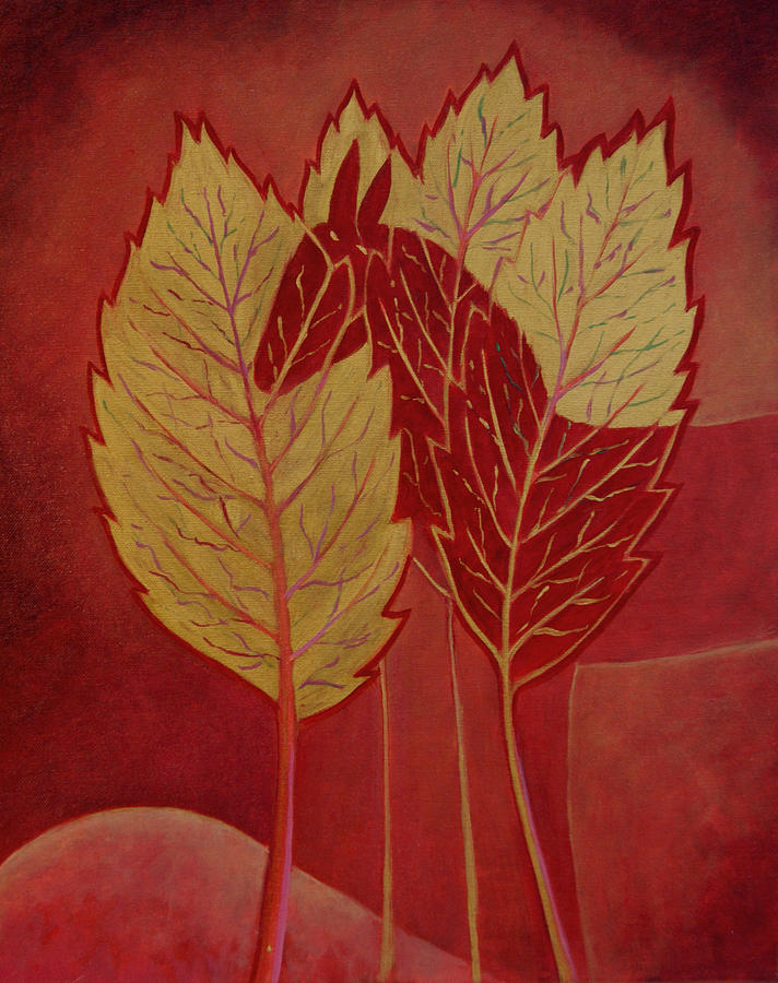 Scarlet Dream Painting by Tone Aanderaa