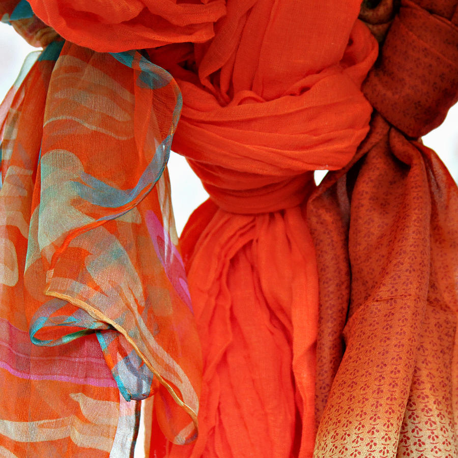 Scarves Photograph by Tony Grider