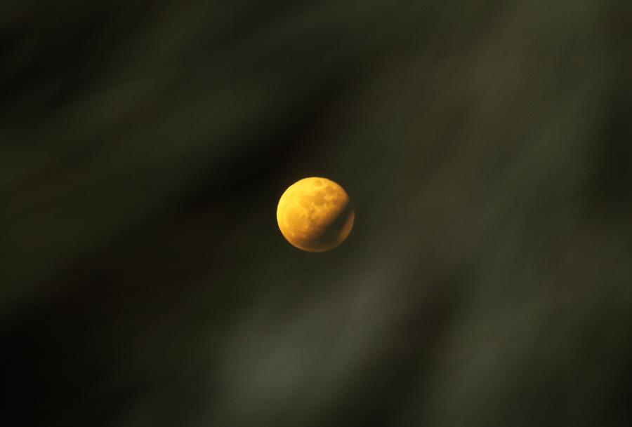Scary Moon Photograph by Jeanne Andrews