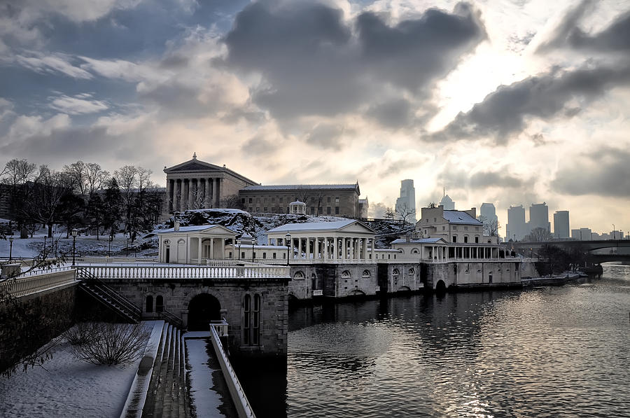 Philadelphia Photograph - Scenic Philadelphia Winter by Bill Cannon