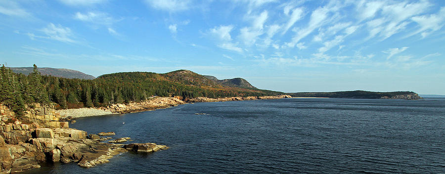 Scenic Seacoast of Acadia National Park Photograph by Juergen Roth