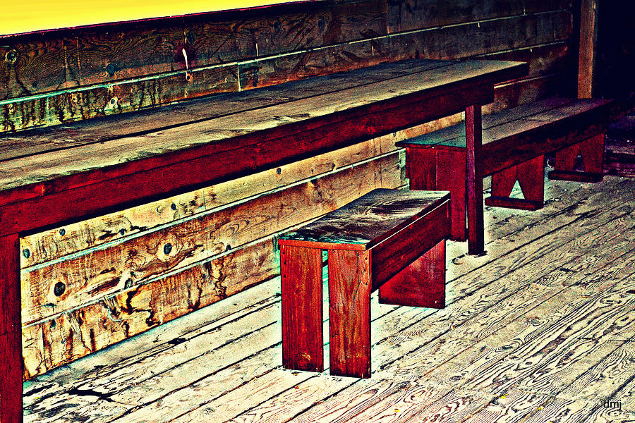 School House Benched And Dusted Photograph by Diane montana Jansson