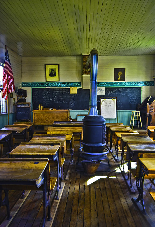 School Room of Yesteryear Photograph by Dale Stillman