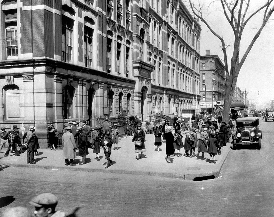 School's Out In Harlem Photograph by Underwood Archives - Pixels