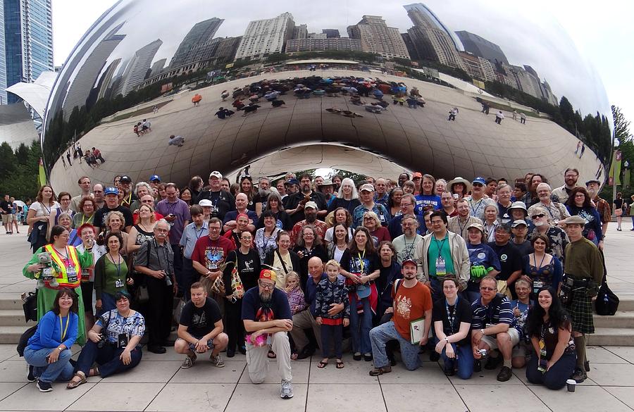 Science Fiction Stars Under The Bean Photograph by Keith Stokes