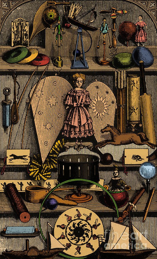 Toy Photograph - Science In The Nursery, Frontispiece by Photo Researchers