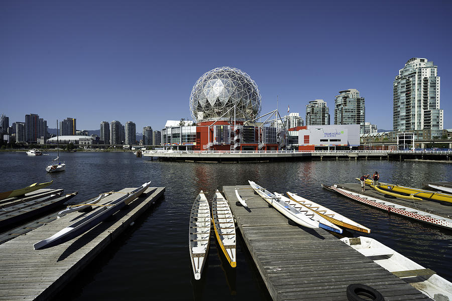 Science World boats Photograph by Terry Dadswell