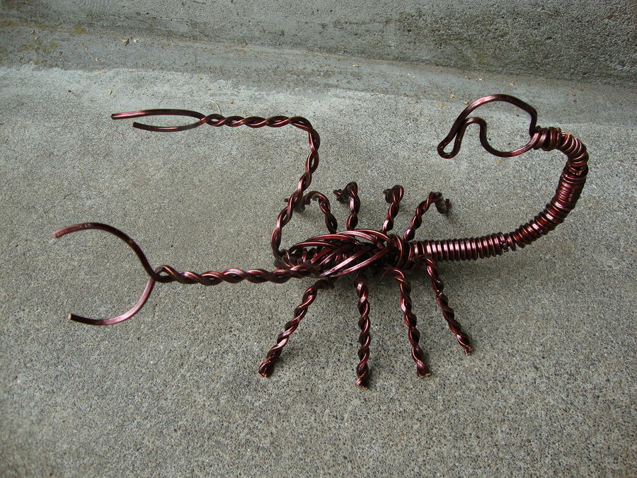 Insects Sculpture - Scorpion by Scott Faucett