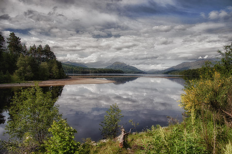 Scottish Loch Photograph by Wade Aiken
