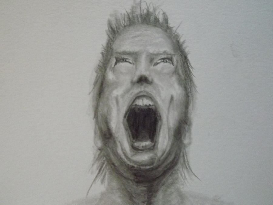 Screaming Person