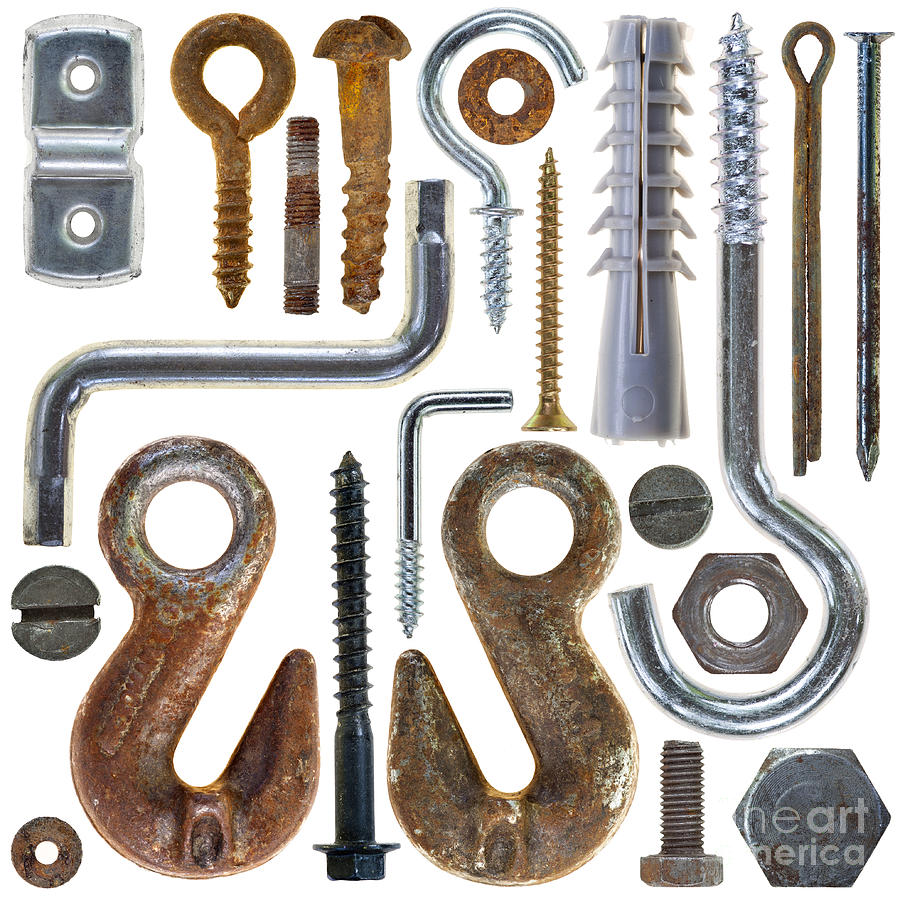 Screws Nuts Bolts Nails Photograph by Michal Boubin