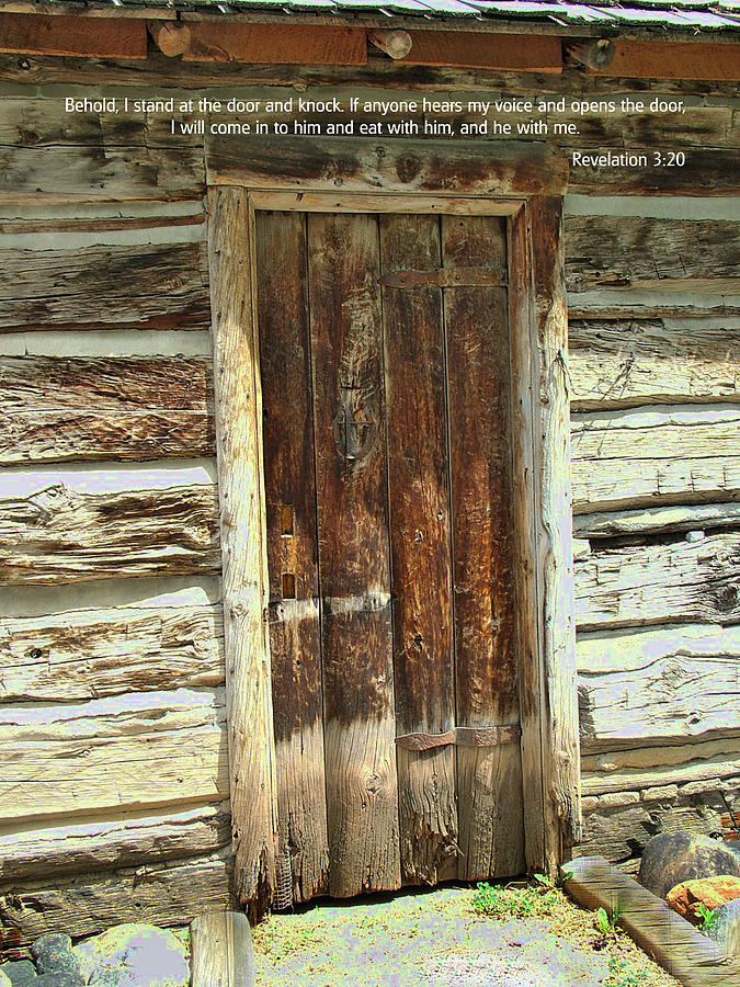 Scripture And Picture Revelation 3 20 Photograph By Ken Smith