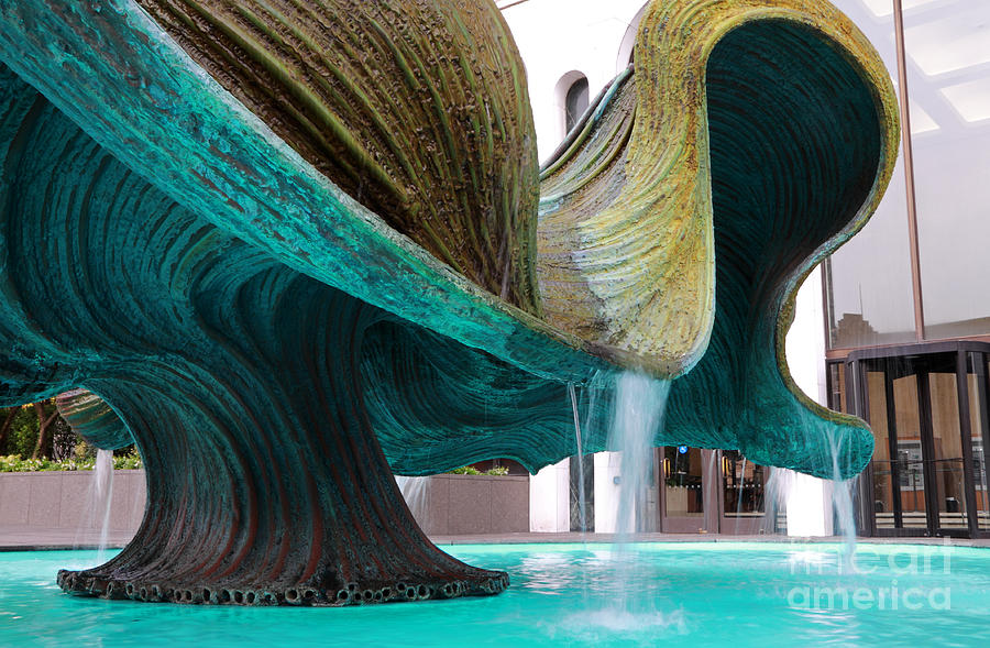 Sculpture Fountain Photograph by Charline Xia