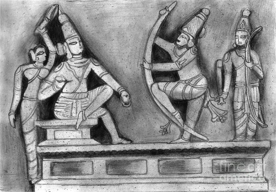 Story of Ramayana on the Body of Hanuman – Mytr