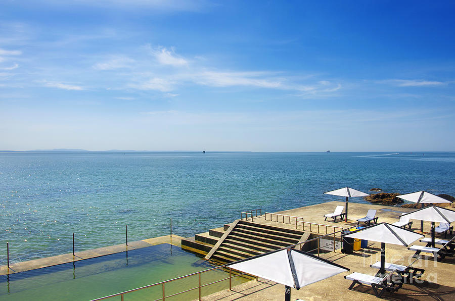 pool in the sea