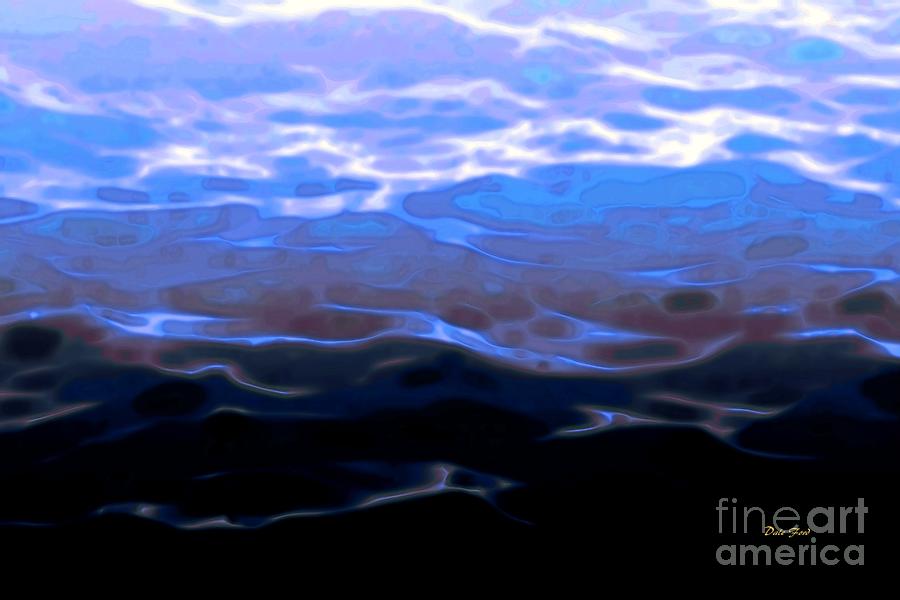Abstract Digital Art - Sea and Sky by Dale   Ford