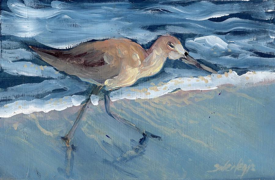 Sea Bird Painting by Sheila Wedegis