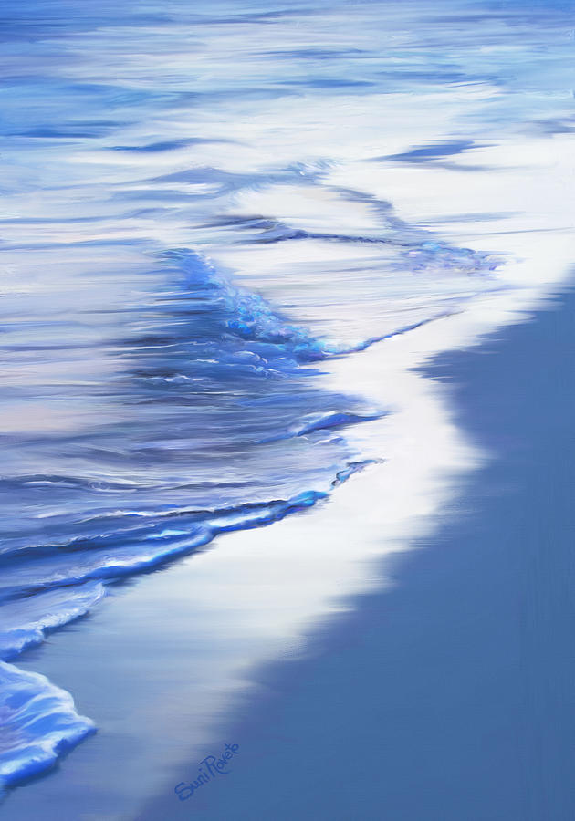 Sea Foam Painting by Suni Roveto