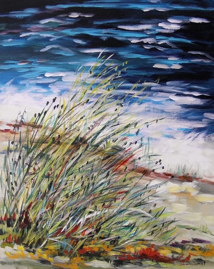 Sea Grasses-Beach Thicket Painting by John Williams