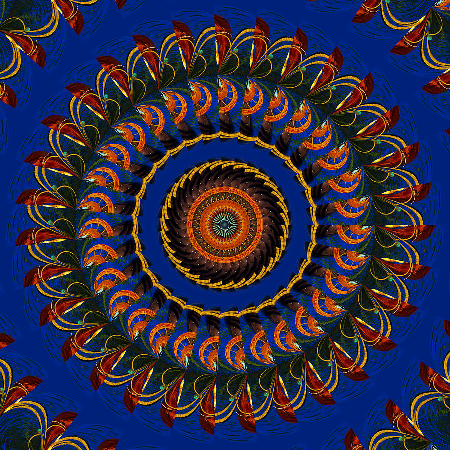 Sea Gypsy Mandala Digital Art by Bill Barber