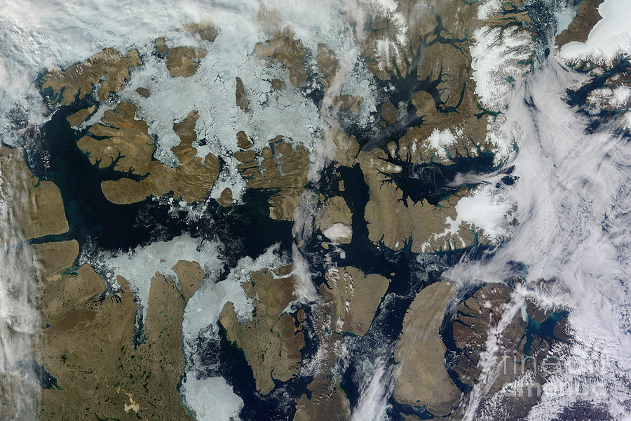 Sea Ice Retreats In The Northwest Photograph by NASA/Science Source