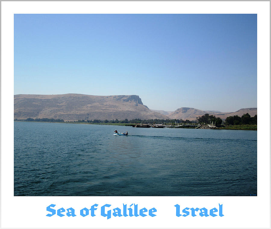 Sea of Galilee  Israel Photograph by John Shiron