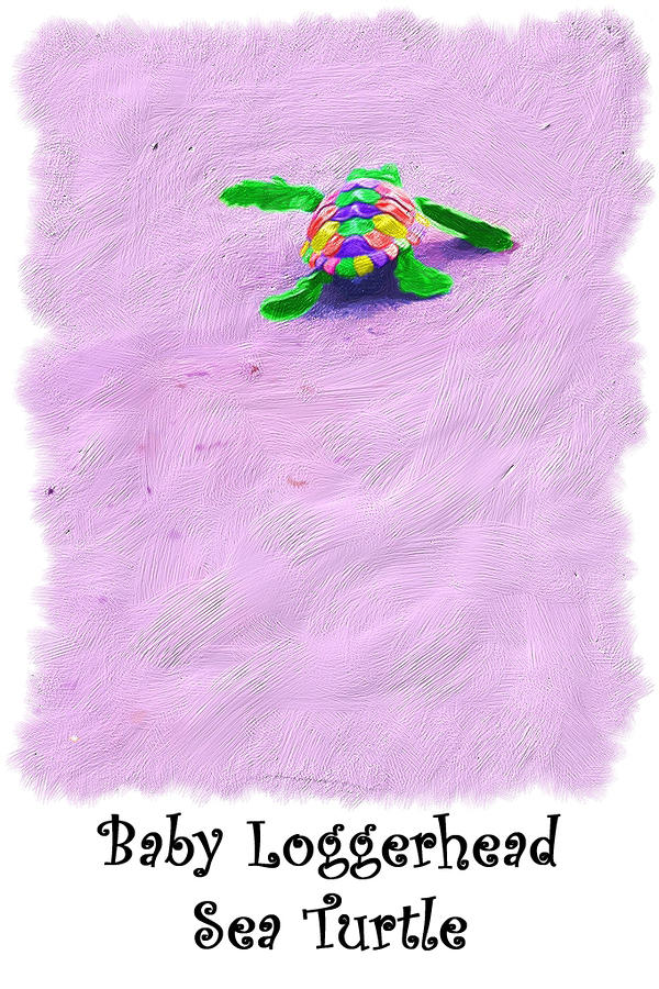 Sea Turtle Escape Card Digital Art by Susan Cliett
