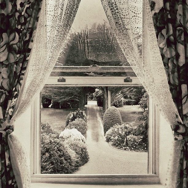 Curtain Photograph - Sea View House by Felice Willat