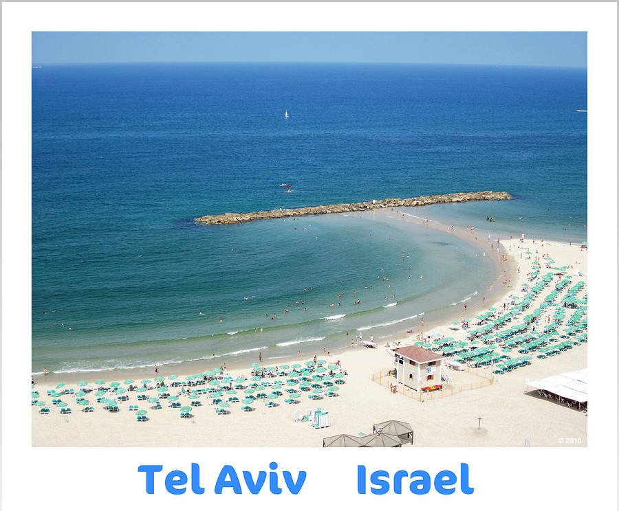 Sea View  Tel Aviv Israel Art  Photograph by John Shiron