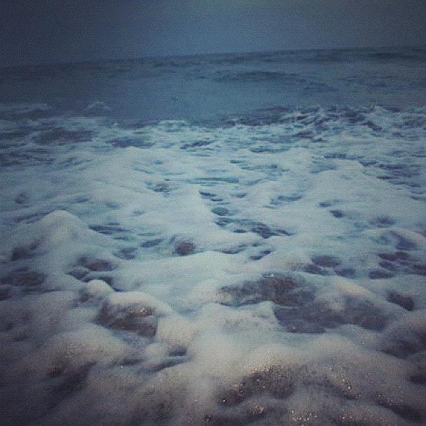 Beach Photograph - #seafoam #sea #ocean #bubbles #beach by Megan Petroski 