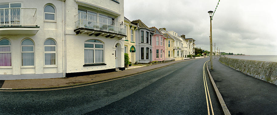 Sea Photograph - Seafront Homes by Jan W Faul