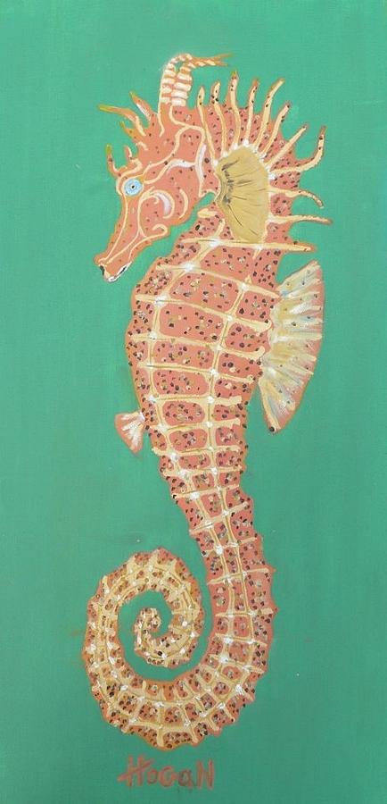 Seahorse Painting - Seahorse by Hogan Willis