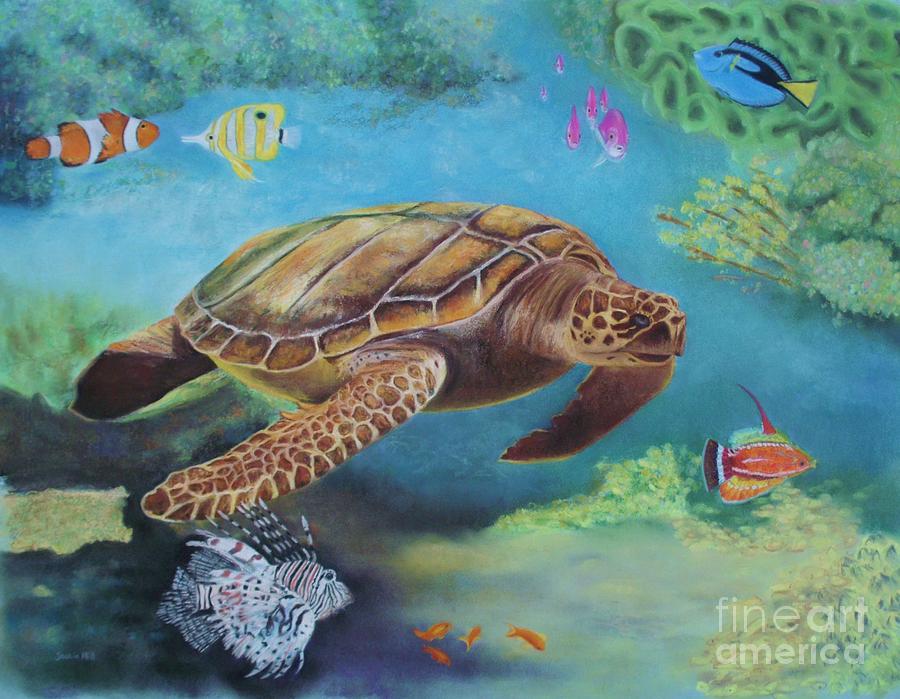 Seaing Friends Painting by Jackie Hill - Fine Art America