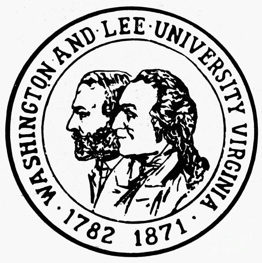 Washington And Lee Seal Drawing by Granger Washington And Lee Seal Drawing by Granger