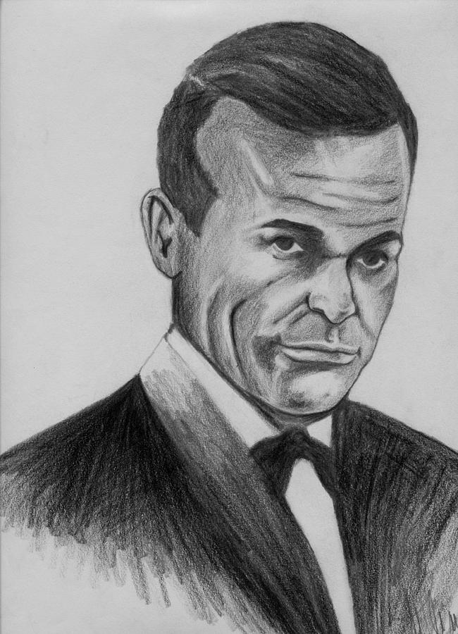 Sean Connery As 007 Drawing by Roy Williams