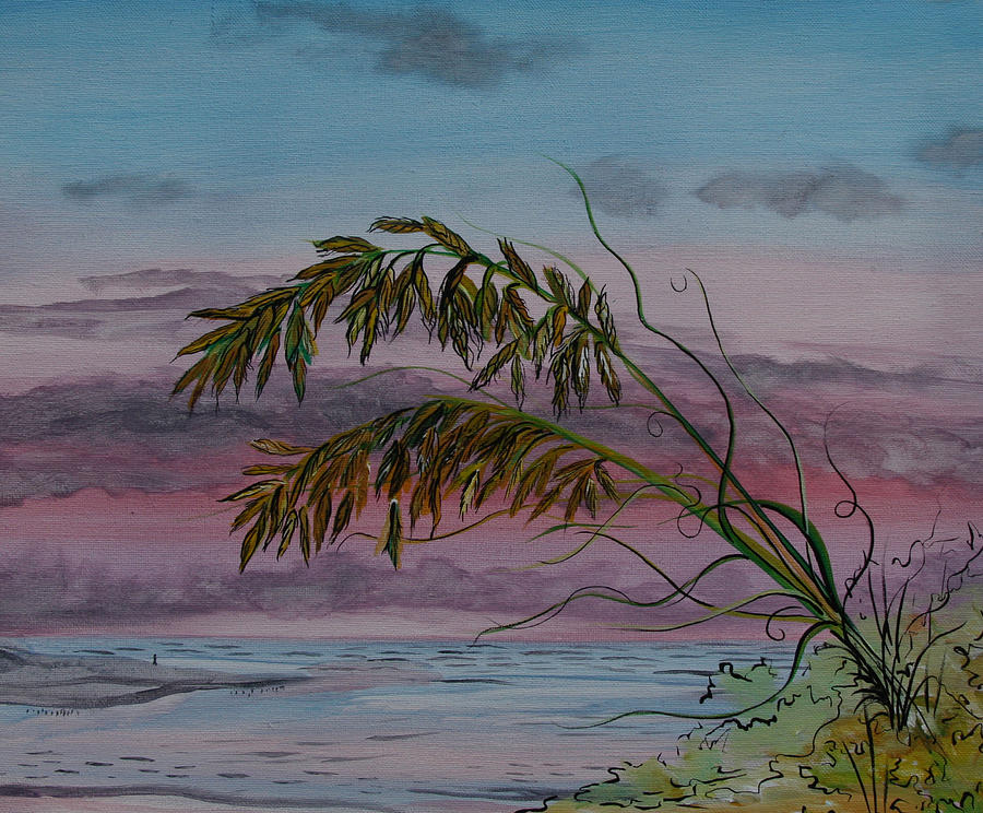 SeaOats Painting by Virginia Bond