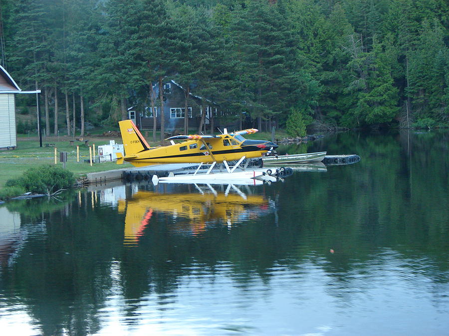 Seaplane in Algonquin Mixed Media by Bruce Ritchie