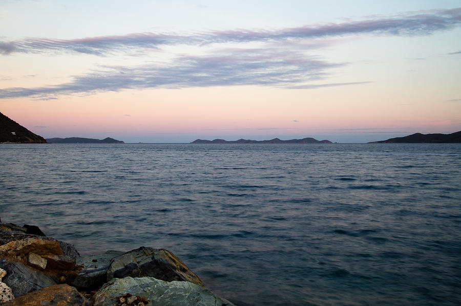 Seascape in demure pastel colors at twilight Photograph by Anya Brewley schultheiss