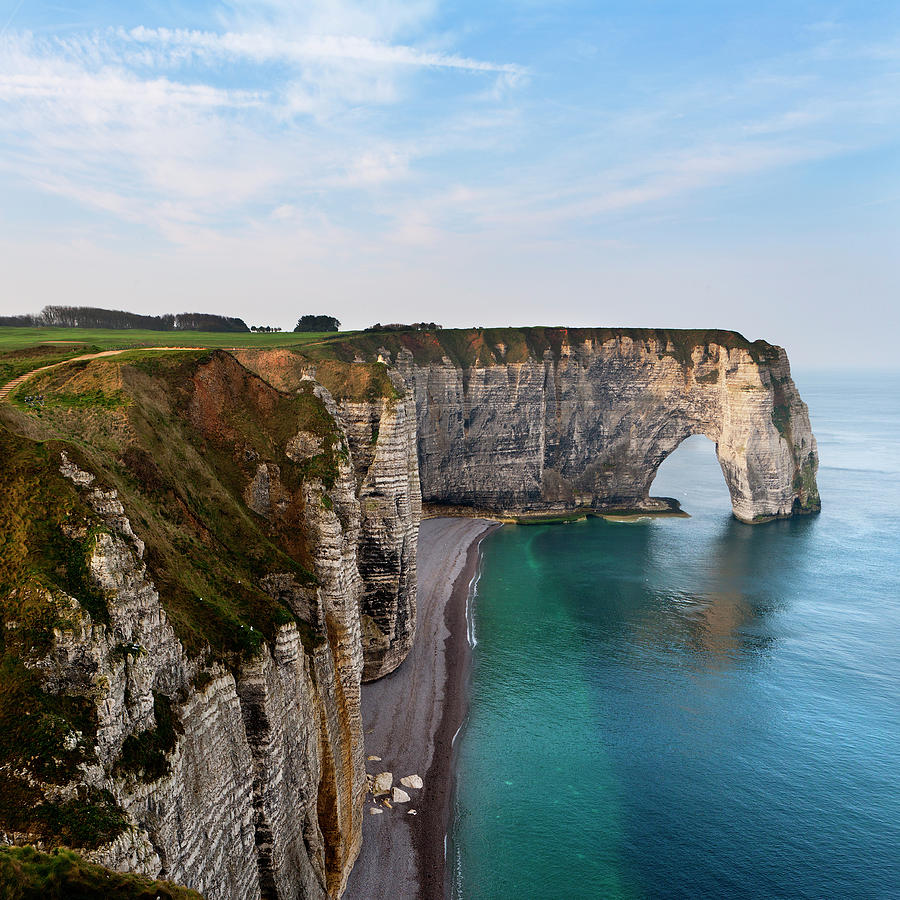 Seascape With Cliff Photograph by Pilar Azaña Talán