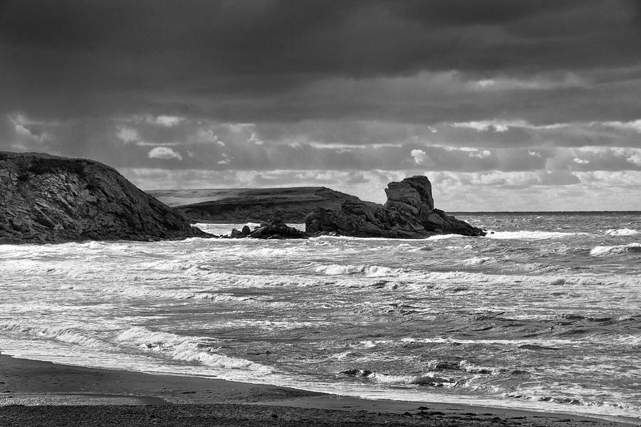 Seaside Black and White Photograph by Rick Bragan
