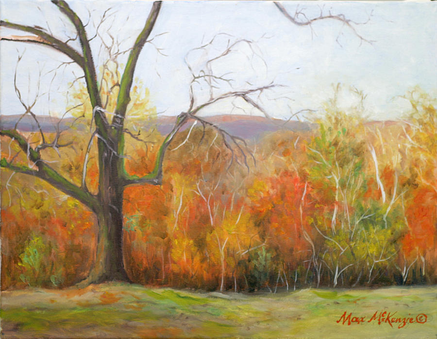 Tree Painting - Seasons Pass by Max Mckenzie