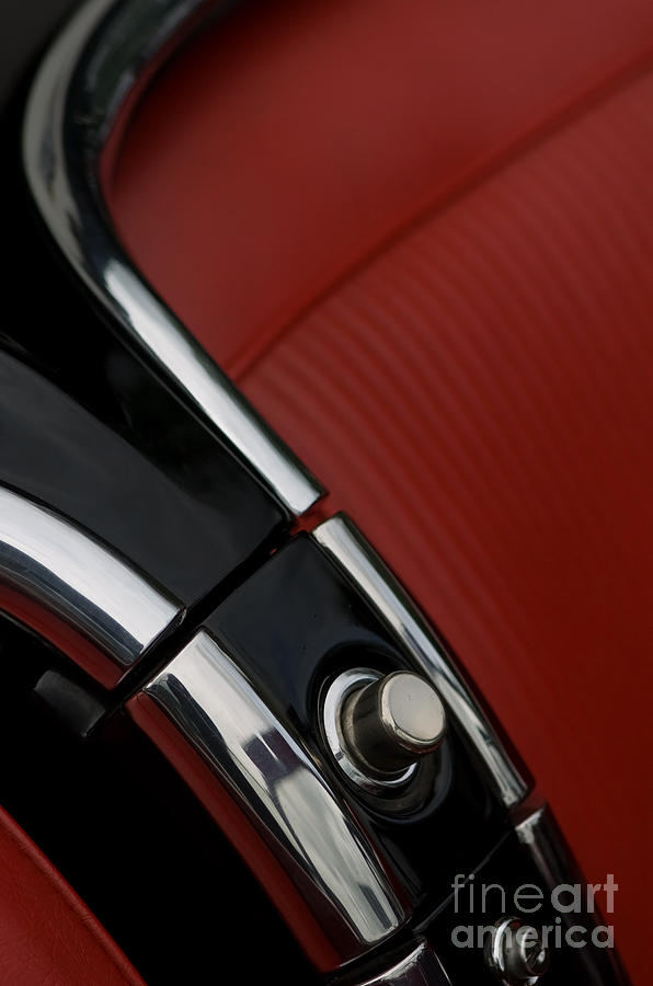 Seats panel Corvette Photograph by Jorgen Norgaard