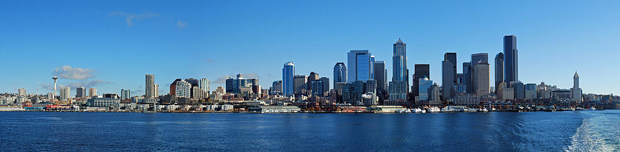 Seattle Photograph - Seattle Downtown Skyline by Twenty Two North Photography