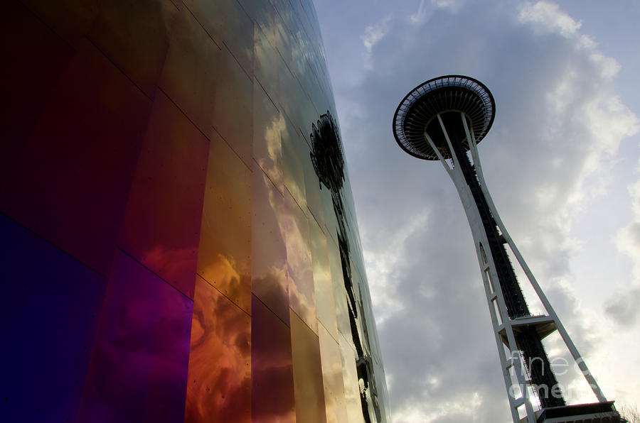 Seattle EMP Building 12 Photograph by Bob Christopher