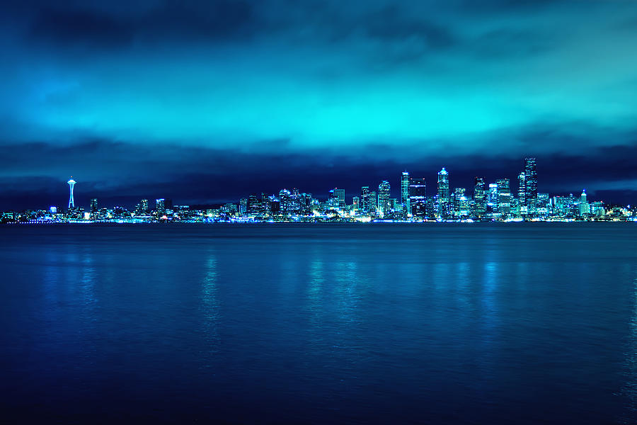 Seattle Photograph - Seattle From Alki by Tanya Harrison